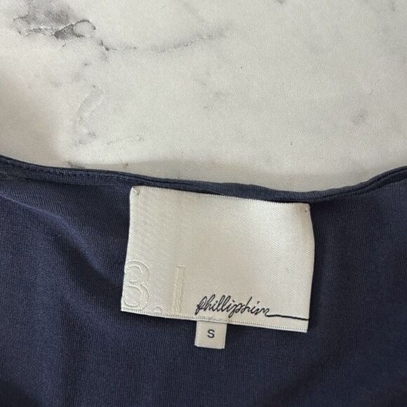 Philip Lim 3.1 Ruched Ruffle Skirt Tee Dress S - Picture 5 of 7